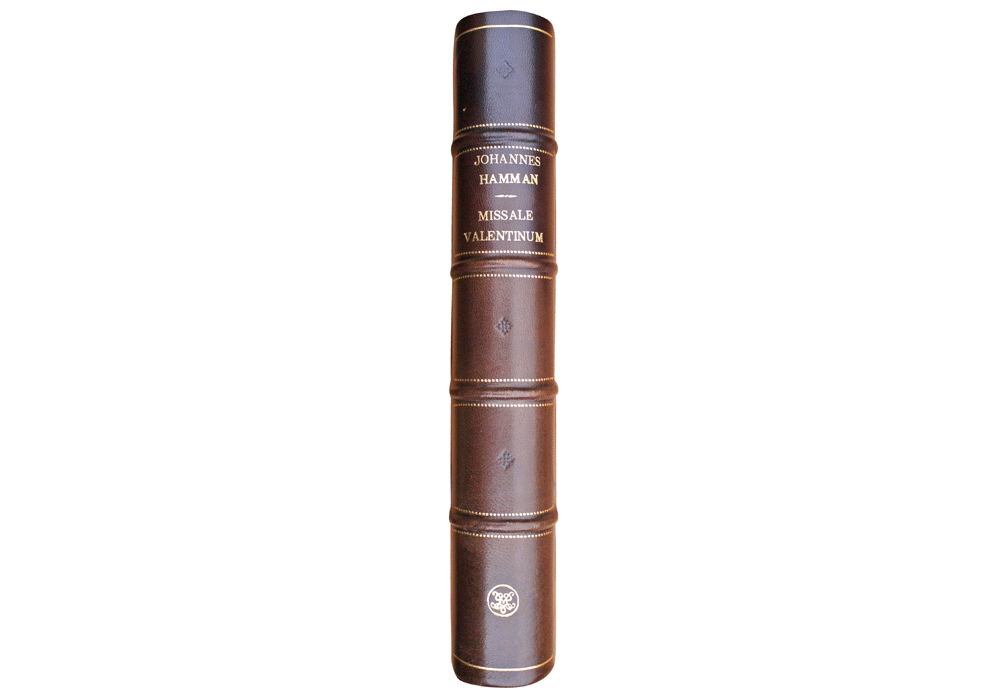 Missale Valentinum-Hamman-Incunabula & Ancient Books-facsimile book-Vicent García Editores-8 Dust jacket spine